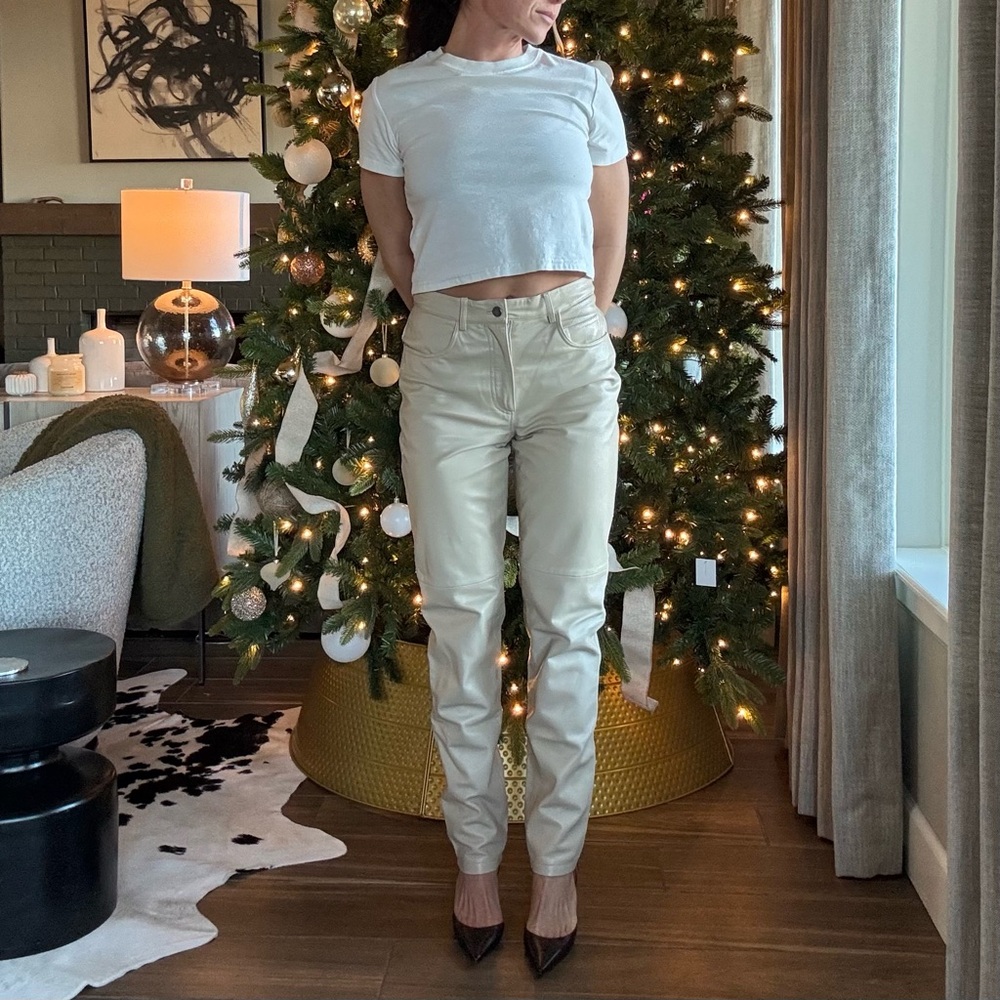Hugo Buscati Leather Pants